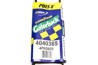 Goodyear 4040365, 4PK0925 Poly-V Belt Serpentine Gatorback NOS