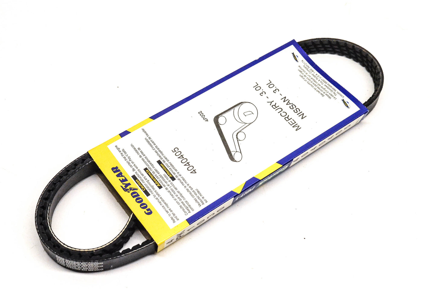 Goodyear 4040405, 4PK1030 Poly-V Belt Serpentine Gatorback NOS