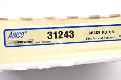 Aimco 31243, 96709, 86709 Brake Rotor NOS