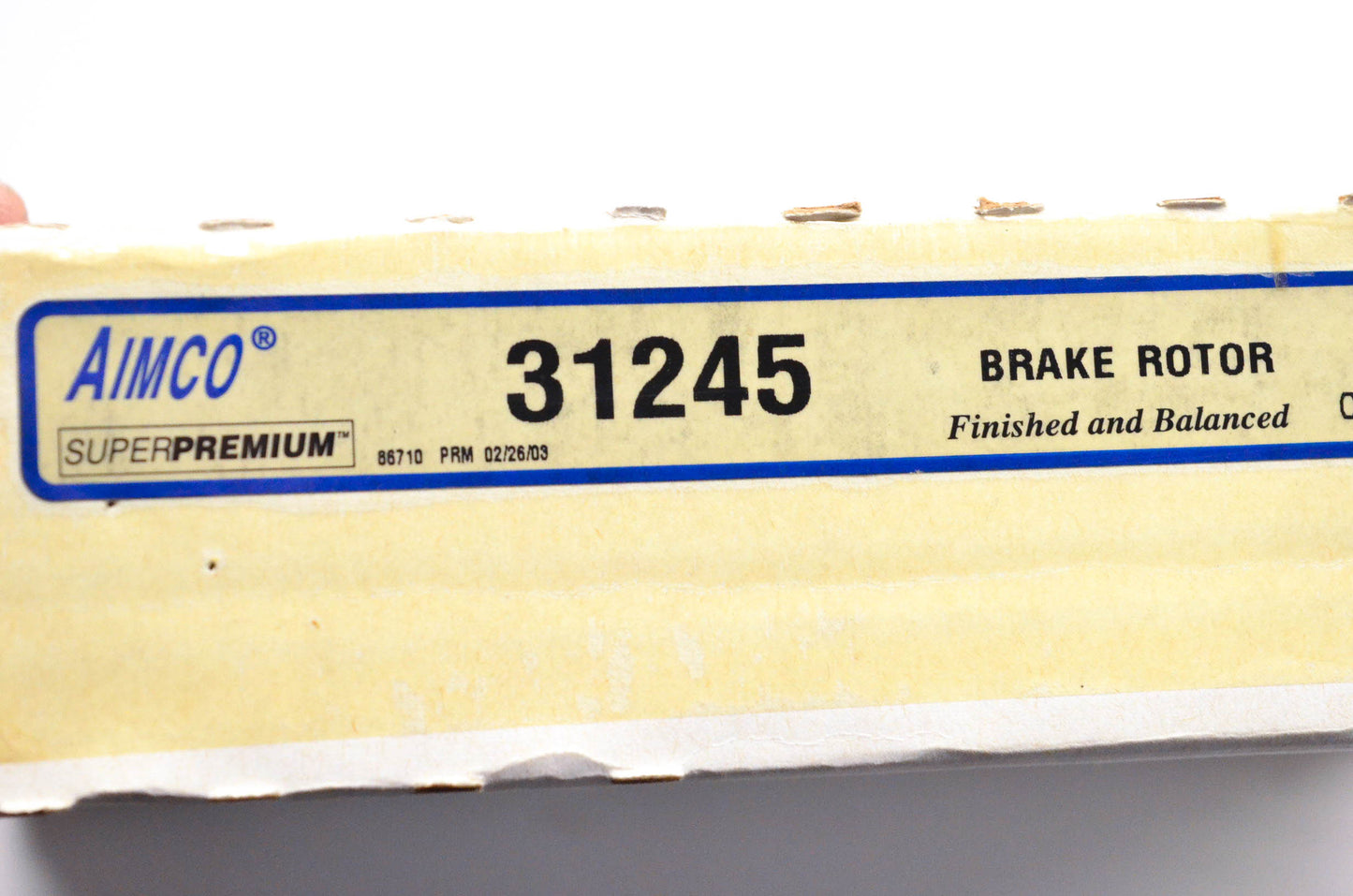 Aimco 31245, 86710 Brake Rotor NOS