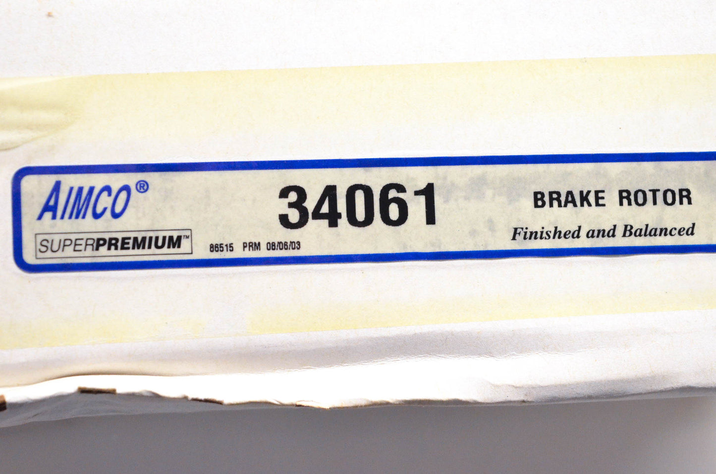 Aimco 34061, 141941, EBR-459 Brake Rotor NOS