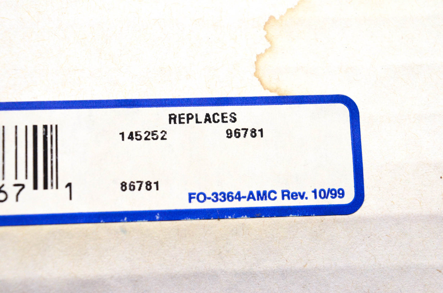 Aimco 34159, 145252, 96781 Brake Rotor NOS