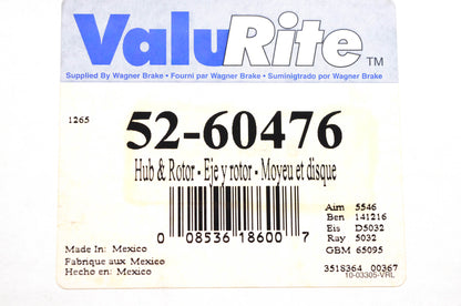 Aimco 52-60476, 5546, 141216 Brake Rotor NOS