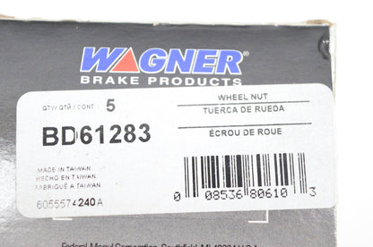 Wagner BD61283 Wheel Lug Nuts Qty 5 NOS