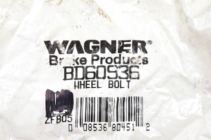 Wagner BD60936 Black Wheel Bolt NOS