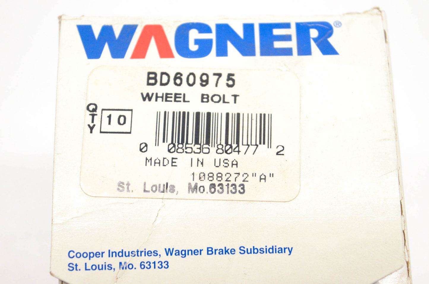 Wagner BD60975 Wheel Lug Studs Qty 10 NOS