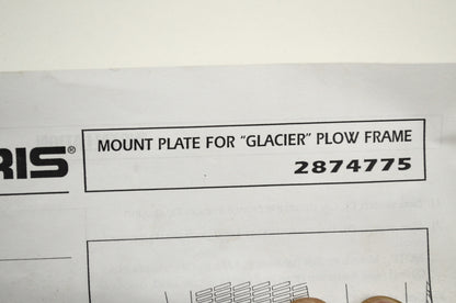 Glacier Plow Mount Gen IV ATP NOS