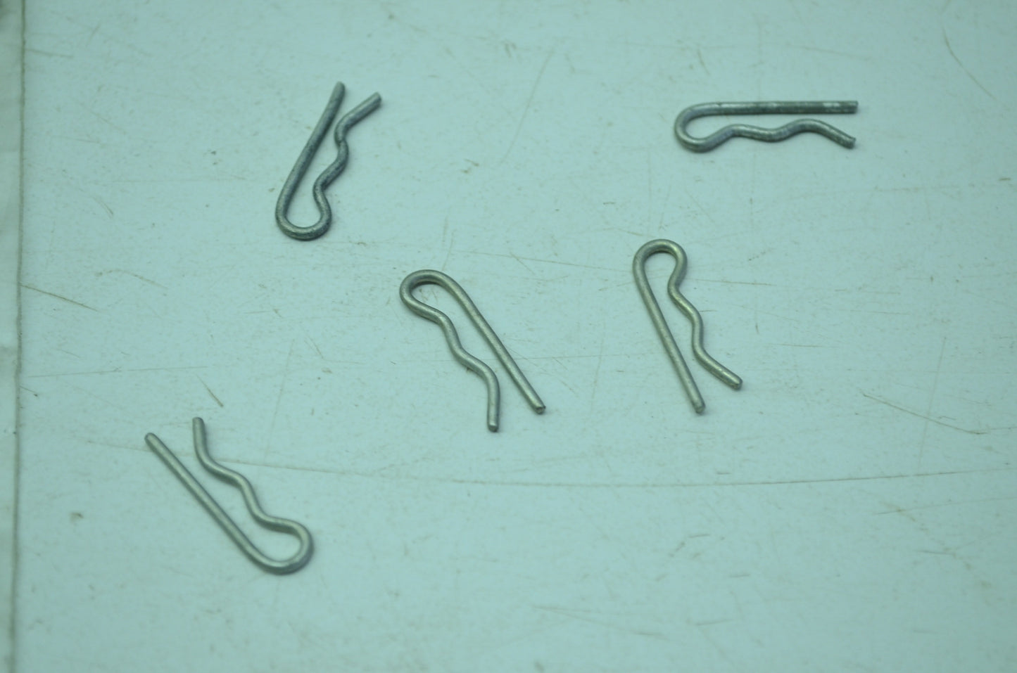 Choke Cable Tube Hairpin Clip Qty 5 NOS