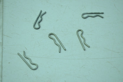 Choke Cable Tube Hairpin Clip Qty 5 NOS