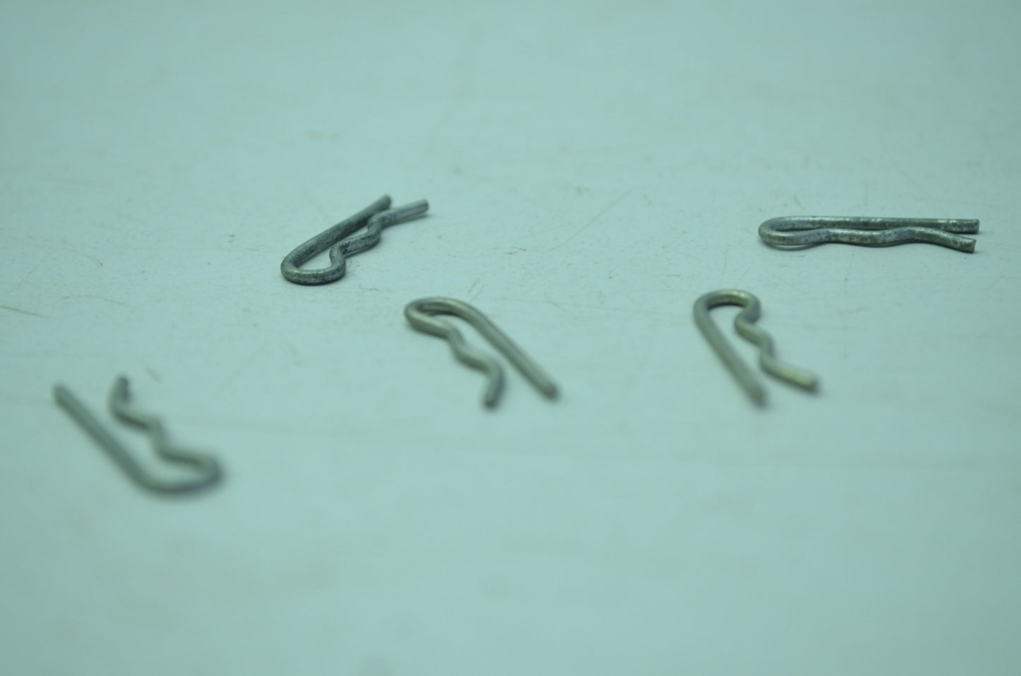 Choke Cable Tube Hairpin Clip Qty 5 NOS