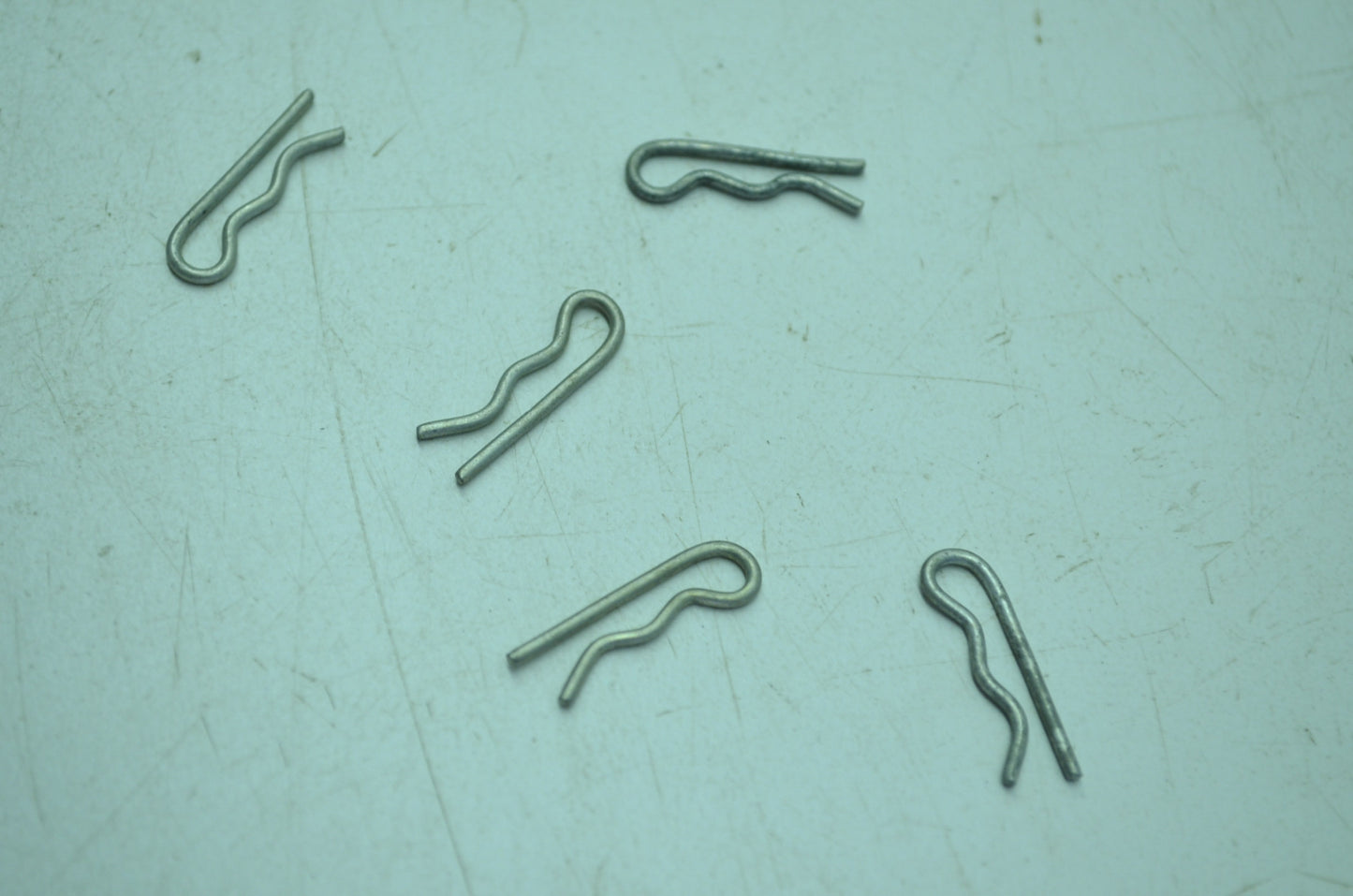 Choke Cable Tube Hairpin Clip Qty 5 NOS