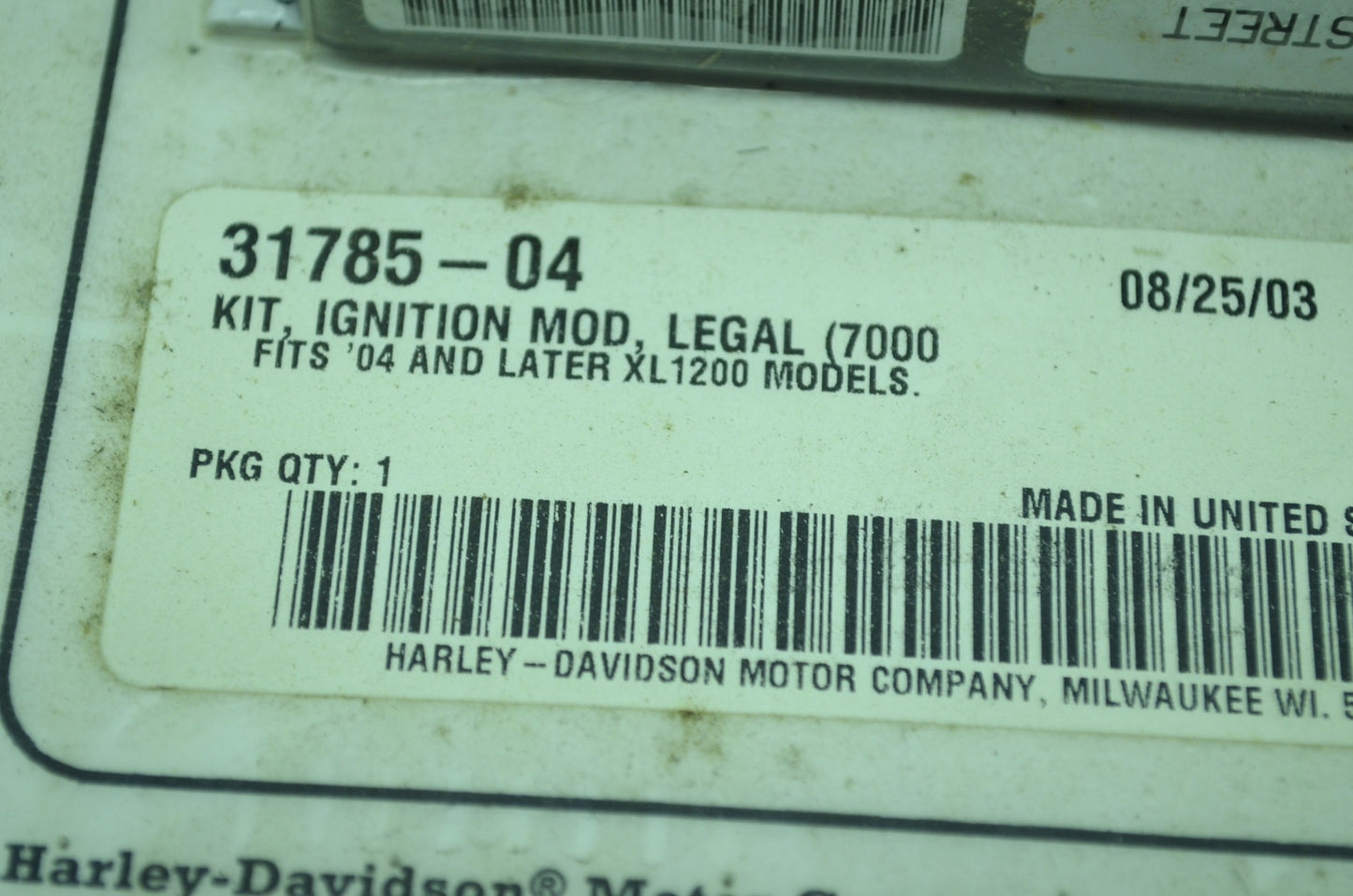 NEW OEM Harley Davidson Ignition Module 04 & Up XL 1200 Models 31785-04 NOS
