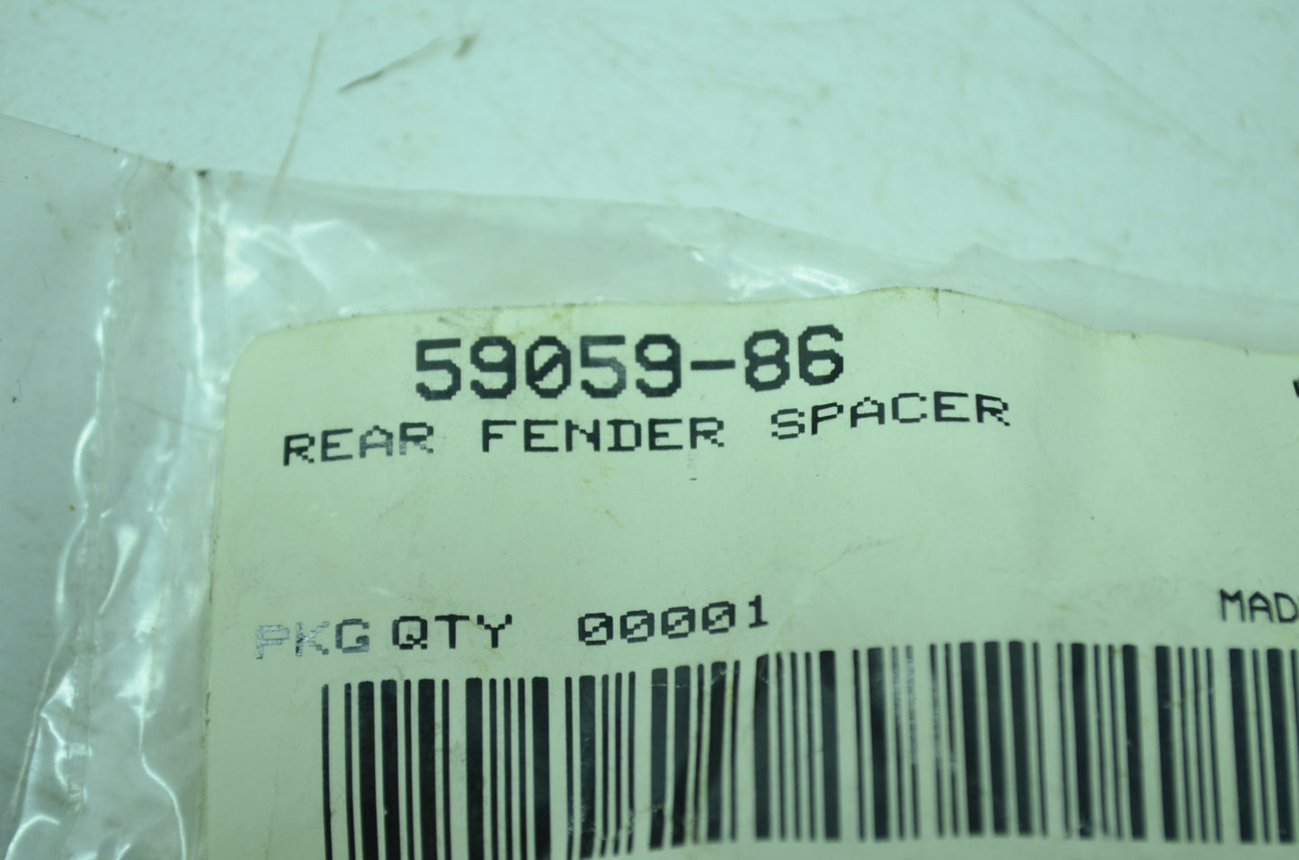 NEW OEM Harley Davidson Rear Fender Spacer 59059-86 NOS