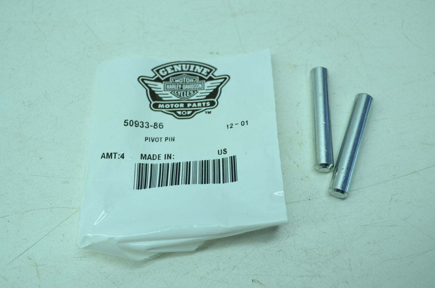Passenger Footboard Pivot Pin Qty 2 NOS