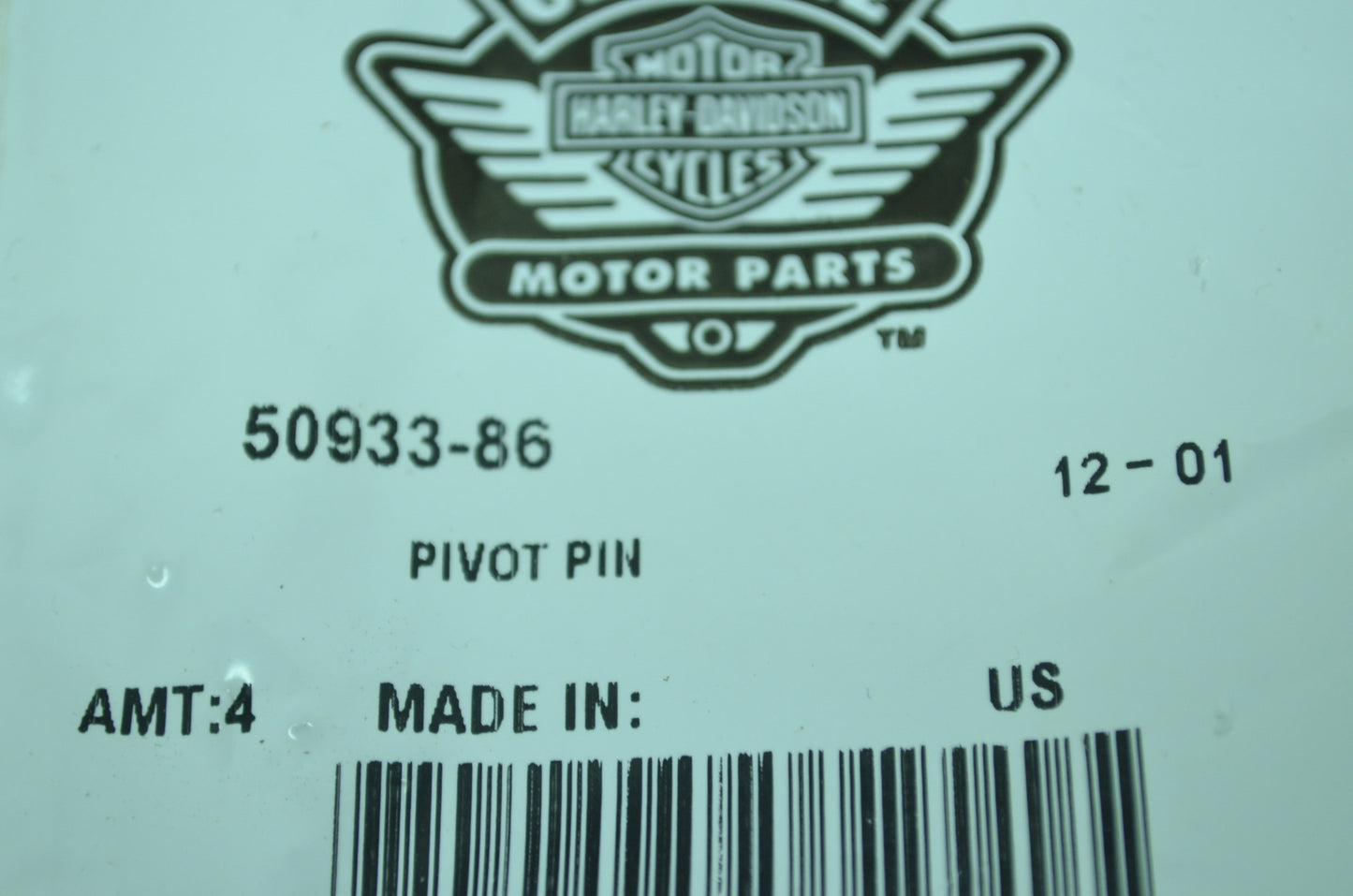 Passenger Footboard Pivot Pin Qty 2 NOS