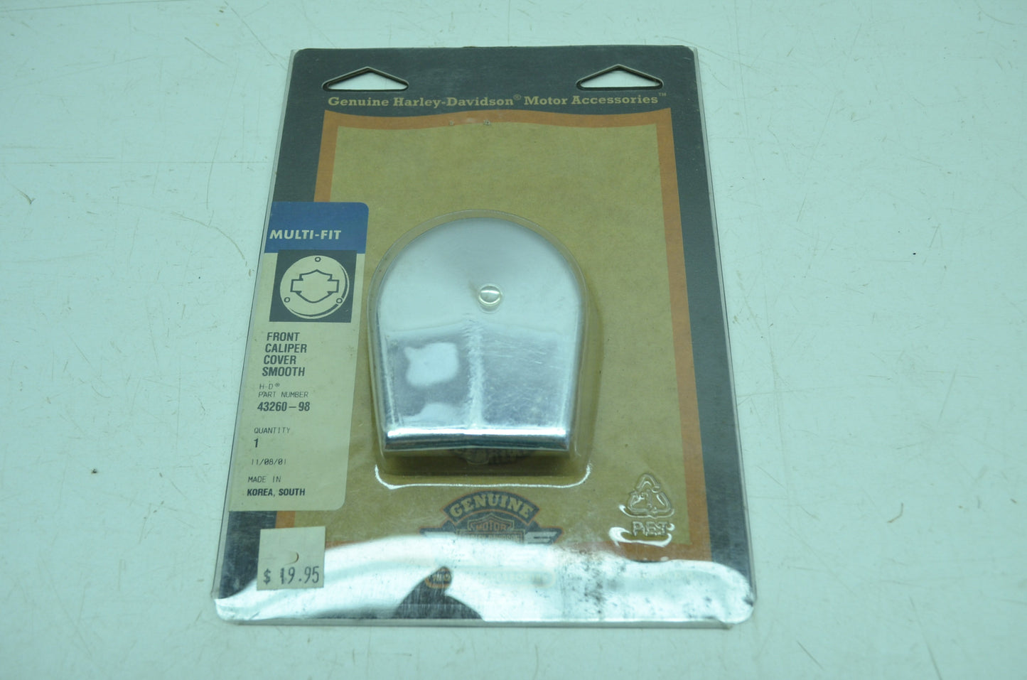 NEW OEM Harley Davidson Caliper Cover 43260-98 NOS