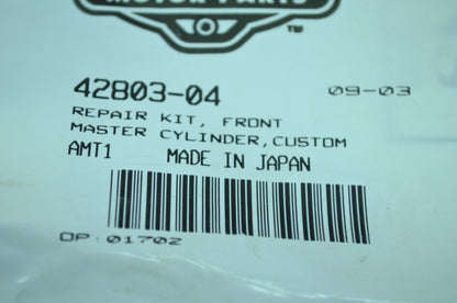 NEW OEM Harley Davidson Front Master Cylinder Rebuild Kit 42803-04 NOS