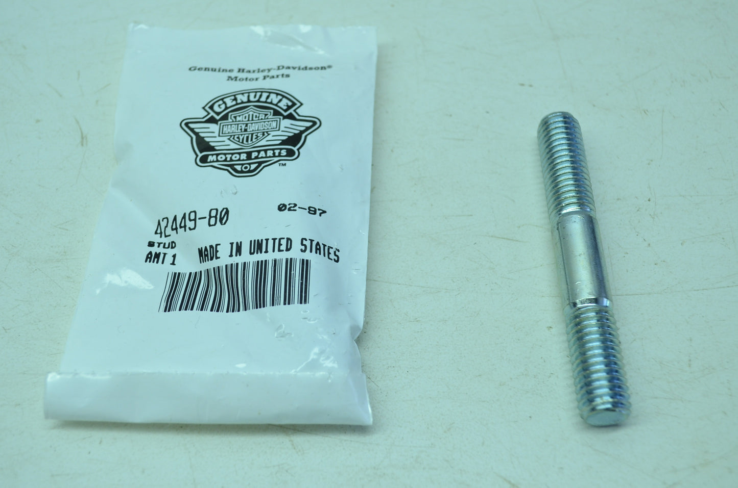 Left Foot Rest Stud Sportster XLH XLS NOS
