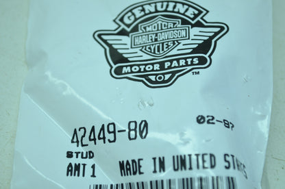 Left Foot Rest Stud Sportster XLH XLS NOS