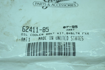 NEW OEM Harley Davidson Oil Cooler Mounting Bracket Kit 62411-85 NOS