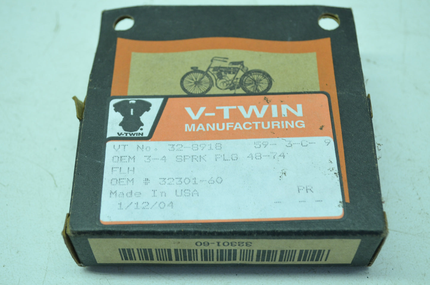NEW OEM Harley Davidson Spark Plugs QTY 2 Panhead Shovelhead 32301-60 NOS