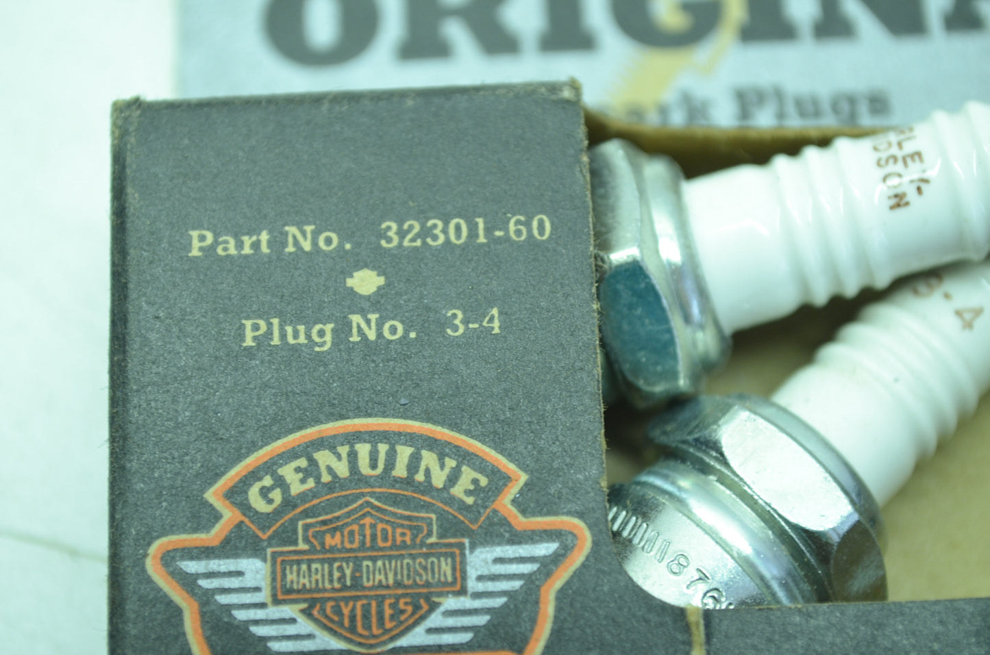 NEW OEM Harley Davidson Spark Plugs QTY 2 Panhead Shovelhead 32301-60 NOS