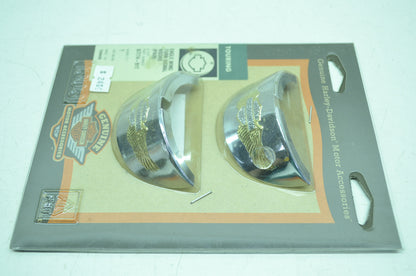 NEW OEM Harley Davidson Turn Signal Visor Gold Eagle Wing 67774-91T NOS