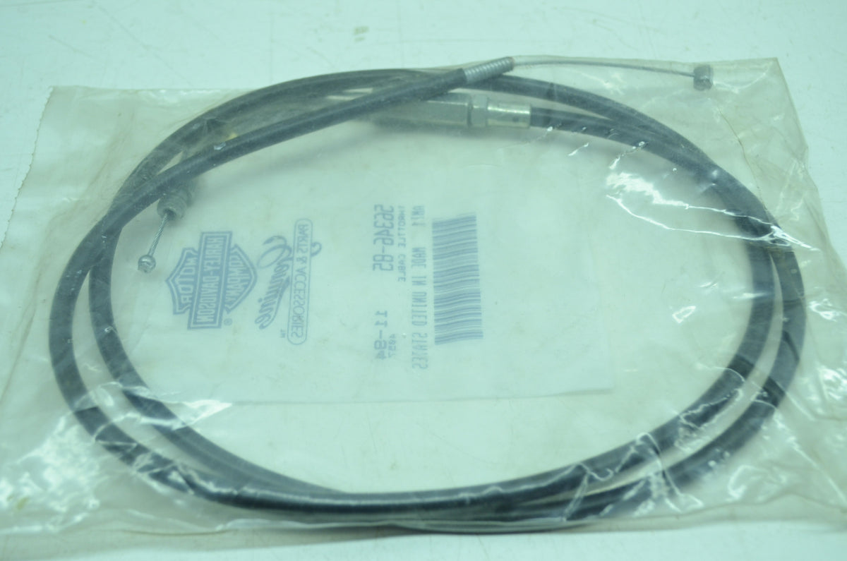 OEM Harley-Davidson 56346-85 Throttle Control Cable NOS