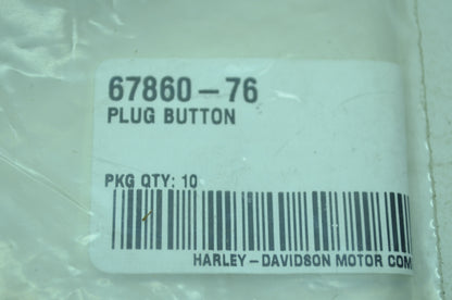 OEM Harley-Davidson 67860-76 Button Plug NOS