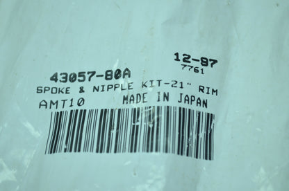 OEM Harley-Davidson 43057-80A Spoke & Nipple Kit Qty 10 NOS