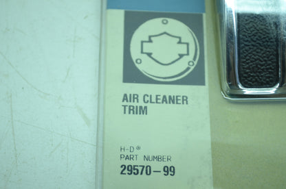 NEW OEM Harley Davidson Air Cleaner Trim 29570-99 NOS