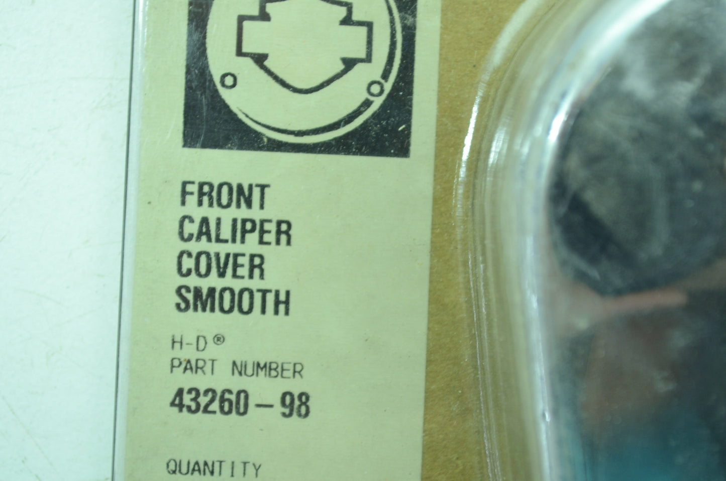 NEW OEM Harley Davidson Caliper Cover 43260-98 NOS