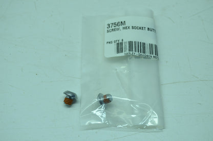 OEM Harley-Davidson 3756M Torx Button Head Cap Screw M6 Qty 2 NOS