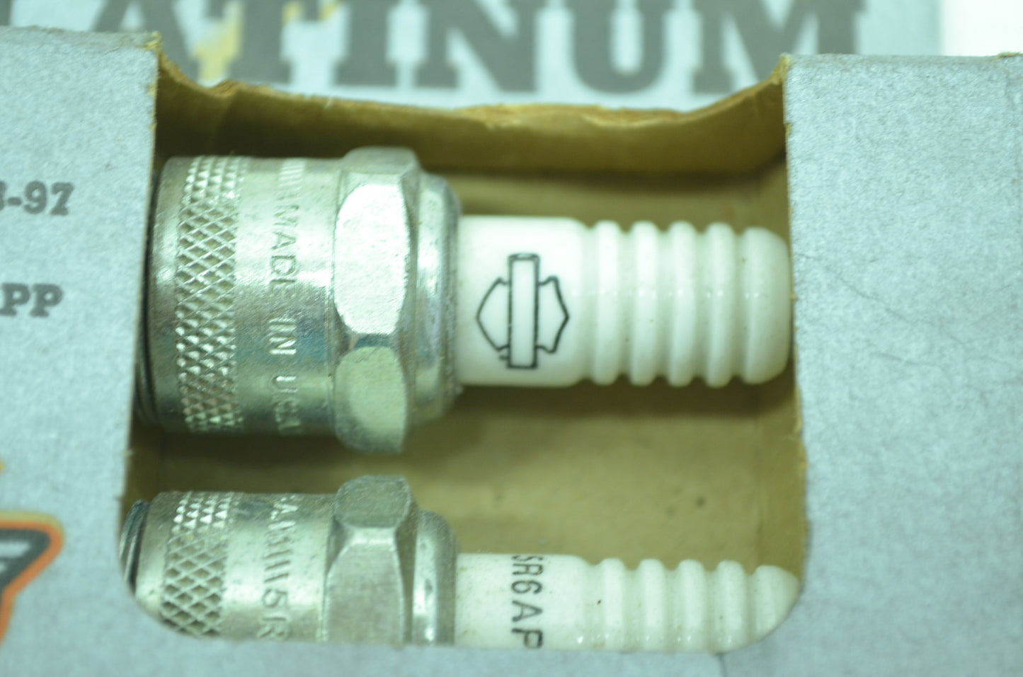 NEW OEM Harley Davidson Double Platinum Spark Plugs QTY 2 32328-97 NOS