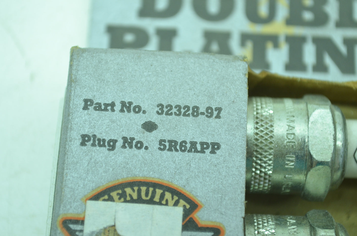 NEW OEM Harley Davidson Double Platinum Spark Plugs QTY 2 32328-97 NOS