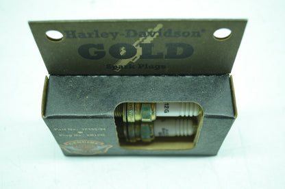 NEW OEM Harley Davidson Gold Spark Plugs QTY 2 32355-94 NOS