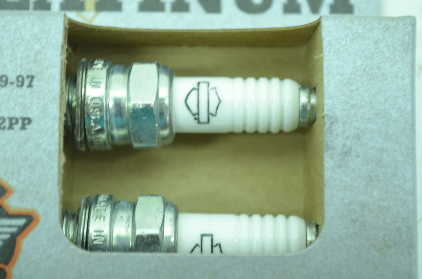 NEW OEM Harley Davidson Double Platinum Spark Plugs QTY 2 32329-97 NOS