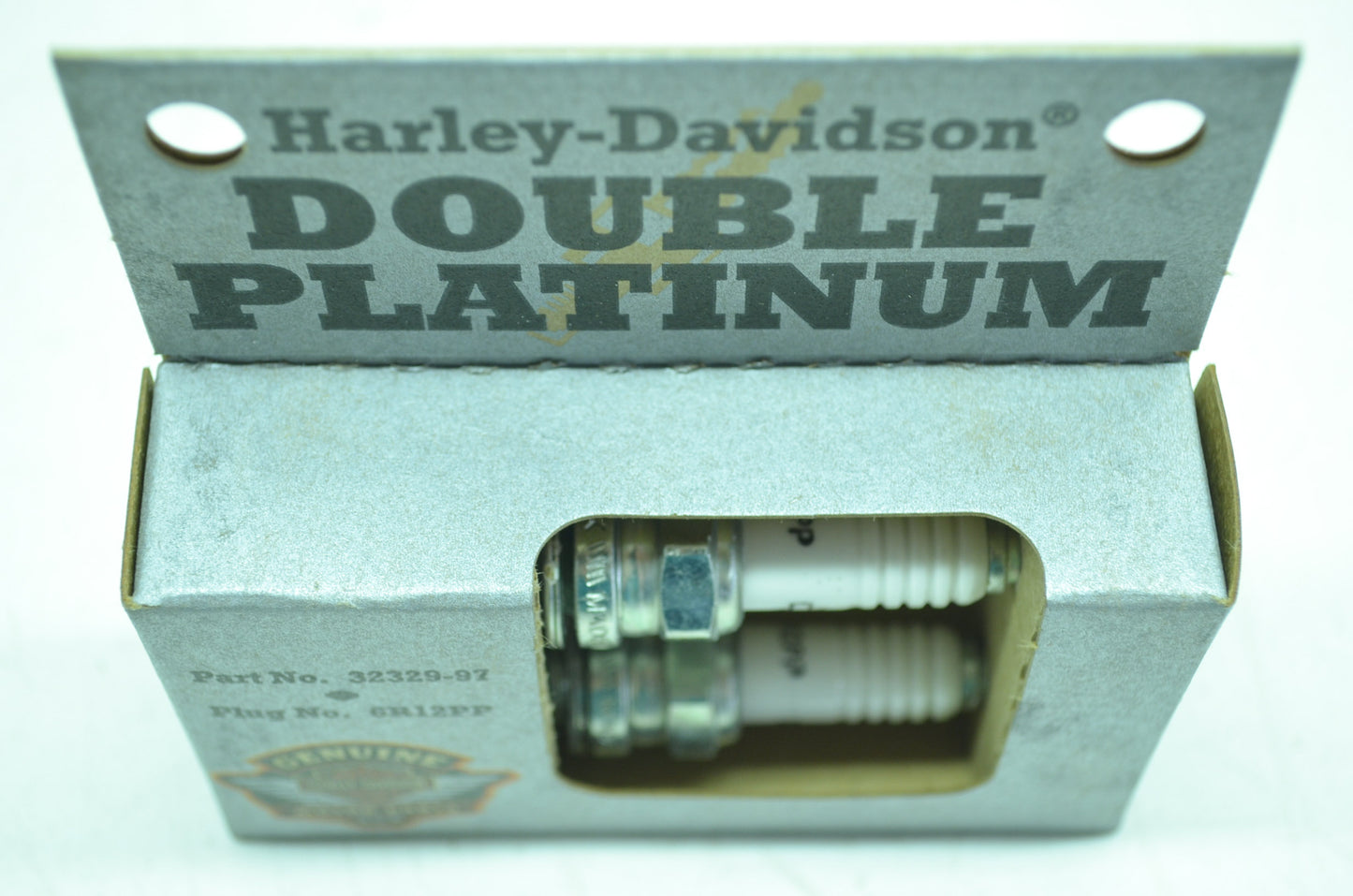 NEW OEM Harley Davidson Double Platinum Spark Plugs QTY 2 32329-97 NOS