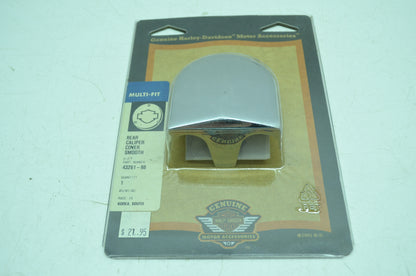 OEM Harley-Davidson 43261-98 Smooth Rear Caliper Cover NOS