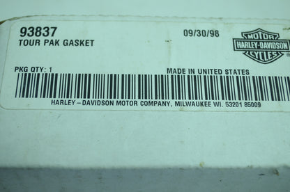 NEW OEM Harley Davidson Tour Pack Gasket 93837 NOS