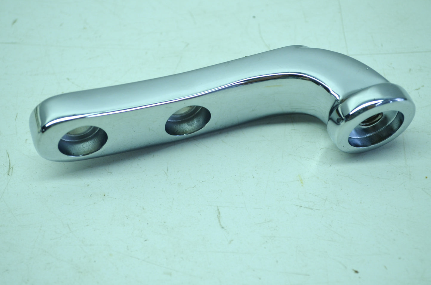 OEM Harley-Davidson 33697-03 Right Chrome Footrest Support NOS