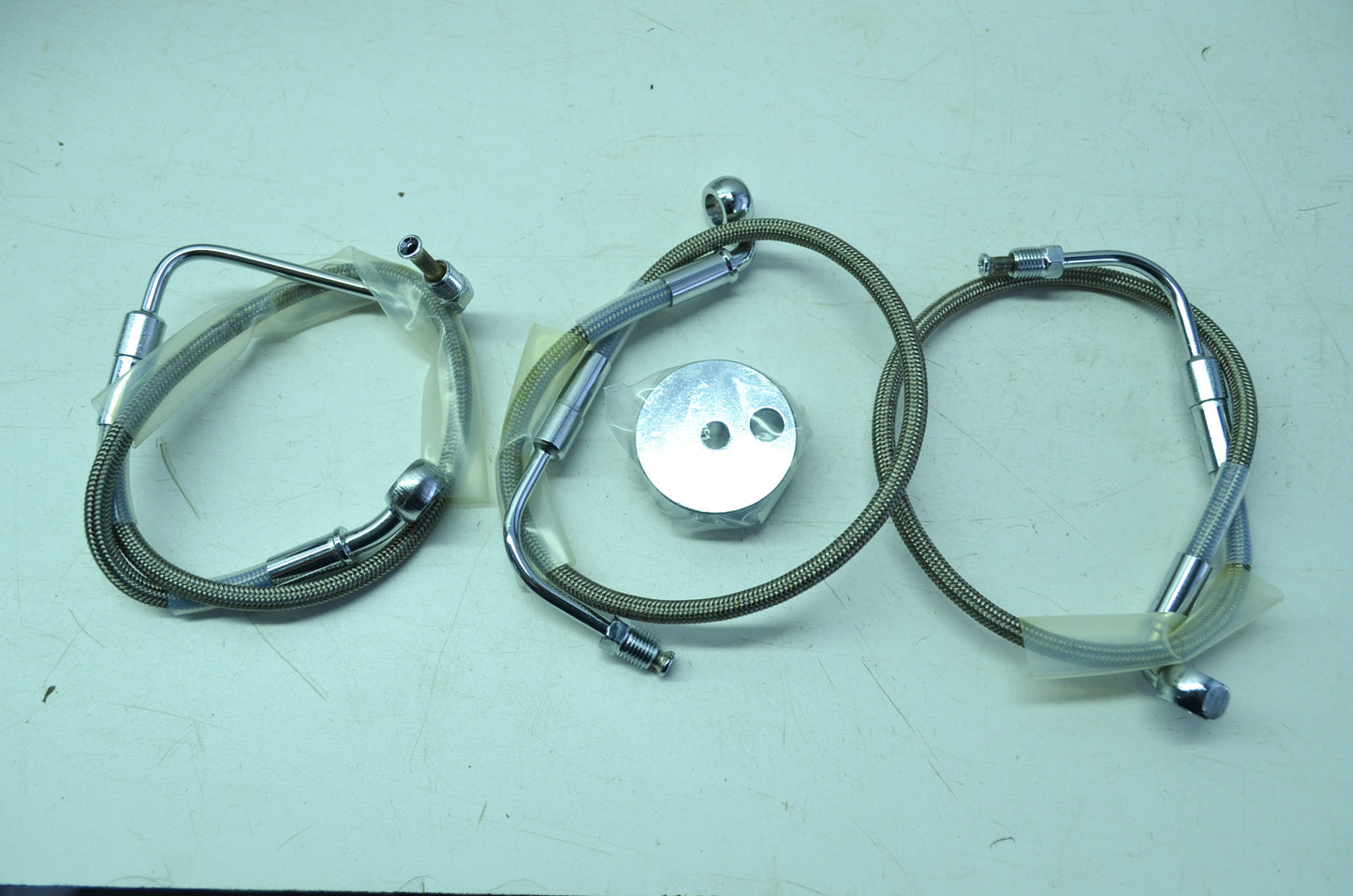 OEM Harley-Davidson 45287-99 Stainless Steel Brake Line Kit NOS