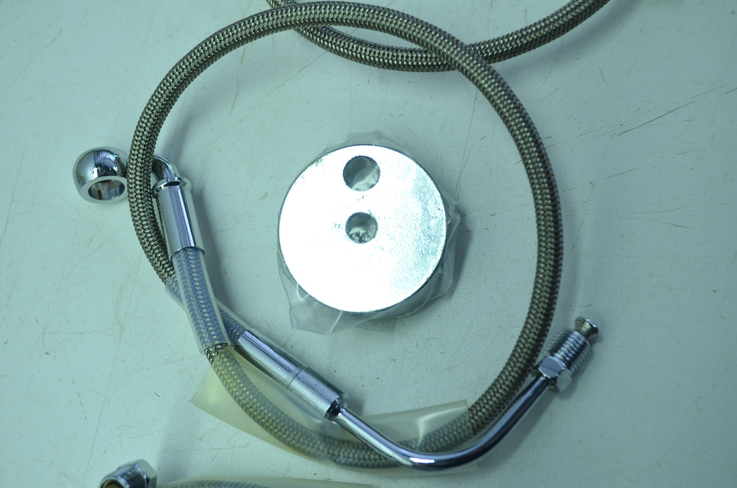 OEM Harley-Davidson 45287-99 Stainless Steel Brake Line Kit NOS
