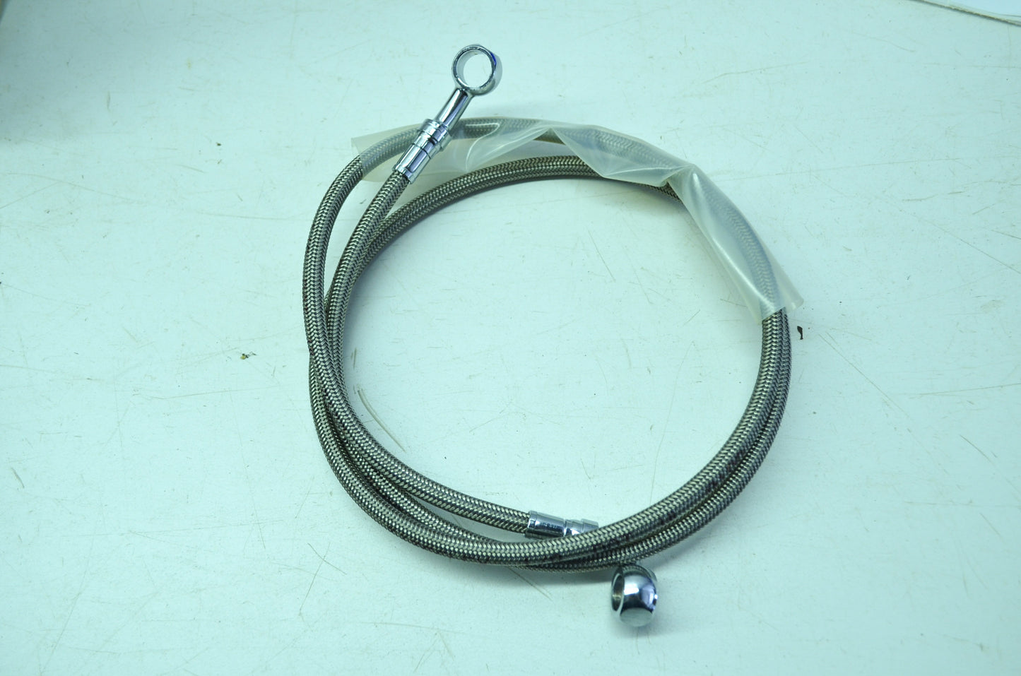 OEM Harley-Davidson 45209-97 Stainless Steel Brake Line Kit NOS