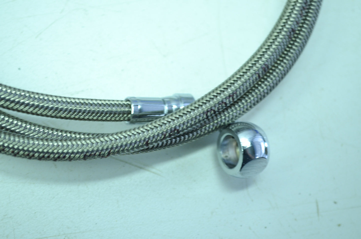 OEM Harley-Davidson 45209-97 Stainless Steel Brake Line Kit NOS