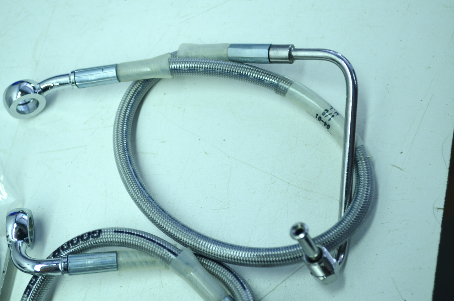 OEM Harley-Davidson 45204-97B Stainless Steel Brake Line Kit NOS