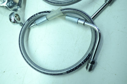 OEM Harley-Davidson 45204-97B Stainless Steel Brake Line Kit NOS