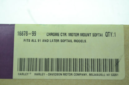 OEM Harley-Davidson 16878-99 Chrome Center Motor Mount Kit NOS