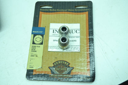 NEW OEM Harley-Davidson Spark Plug Chrome Cover 32561-96 NOS