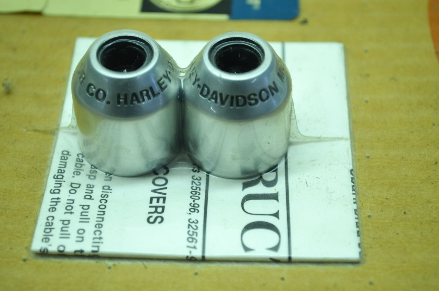 NEW OEM Harley-Davidson Spark Plug Chrome Cover 32561-96 NOS
